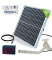 KIT-PANELSOLAR25W Kit de Panel Solar para cámaras de seguridad WiFi, Panel Solar, Controlador, Batería 12V, Brazo para Montaje