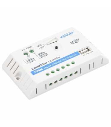 LS1024EU Controlador Solar PWM 12/24 V 10 A, Salida USB