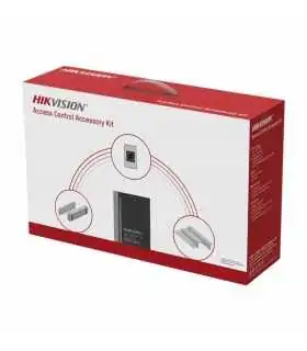 DS-KAS-7M01Kit Kit de Accesorios para Ctrl de Acceso, Fuente 12 Vcd 2 A, Botón de Salida y Chapa Magnética 600 Lbs,