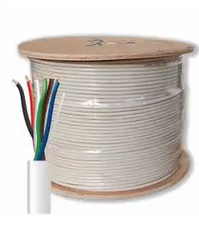 TSJ3X14 Cable TSJ 3x14 AWG flexible de 3 conductores, 600V, 15A, tensión 600V, aislamiento termoplástico PVC, por metro , Coinser, Guatemala