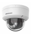 DS-2CD2163G2-LIS2U Dual Light  2 Mic Integrados, Domo IP 6Mpx, Lente 2.8mm, 30mts Luz Blanca+30mts IR, ACUSENSE, PoE, SD, Metal
