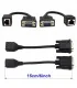 ZUK-06-987 Extensor de Video VGA con cable UTP y conectores RJ45, Con cable CAT 6 hasta 30 metros, Cat 5e solamente 20mts