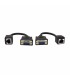 ZUK-06-987 Extensor de Video VGA con cable UTP y conectores RJ45, Con cable CAT 6 hasta 30 metros, Cat 5e solamente 20mts , Coinser, Extensores de video Guatemala