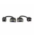 ZUK-06-987 Extensor de Video VGA con cable UTP y conectores RJ45, Con cable CAT 6 hasta 30 metros, Cat 5e solamente 20mts