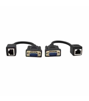 ZUK-06-987 Extensor de Video VGA con cable UTP y conectores RJ45, Con cable CAT 6 hasta 30 metros, Cat 5e solamente 20mts , Coinser, Extensores de video Guatemala