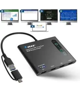 USB32HDPRO Adaptador USB 3.0 HDMI - Certificado con DisplayLink - 1920x1200 , , Guatemala