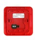 WD7324 Sirena con luz estroboscópica 9 a 24 V CC cableada, 3 tonos diferentes, Sonido fuerte 105dB, 6 LED integrados