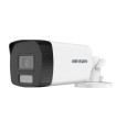 DS-2CE17D0T-EXLF Cámara bala Fija con Luz Híbrida Inteligente de 2 MP, 40mts de distancia de luz blanca