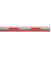 DS-TMG001-3-6M(Strip light boom) Poste de pluma recto octagonal para puerta de barrera, Material aluminio, 6m de longitud