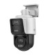 DS-2SE2C400MWG-E/14 Cámara Dual TandemVu con PT IP 4Mpx y Panorámica 4Mpx, Dual Light (40mts IR+30mts Blanca), PoE+, Micro SD , Hikvision, PTZ IP Guatemala