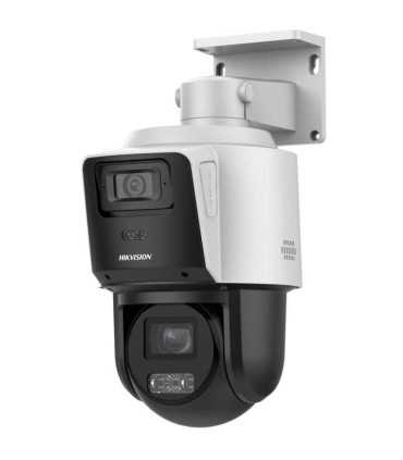 DS-2SE2C400MWG-E/14 Cámara Dual TandemVu con PT IP 4Mpx y Panorámica 4Mpx, Dual Light (40mts IR+30mts Blanca), PoE+, Micro SD , Hikvision, PTZ IP Guatemala