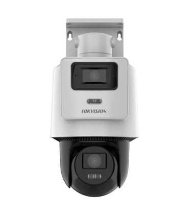 DS-2SE2C400MWG-E/14 Cámara Dual TandemVu con PT IP 4Mpx y Panorámica 4Mpx, Dual Light (40mts IR+30mts Blanca), PoE+, Micro SD , Hikvision, PTZ IP Guatemala