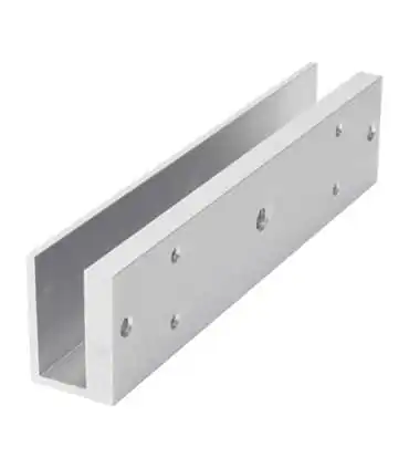 BU600LED Montaje para puerta de vidrio / Compatible con chapa MAG600LED/MAG600NLED