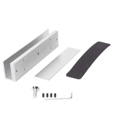 BU600LED Montaje para puerta de vidrio / Compatible con chapa MAG600LED/MAG600NLED , Access PRO, Chapas Guatemala