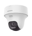 DS-2CV1F43G2-LIDWF Turret PT IP 4Mpx, 20mts IR + 15mts Luz Blanca, Wi-Fi, IP54, dWDR, H.265, Audio Bidireccional, Mic y Bocina.