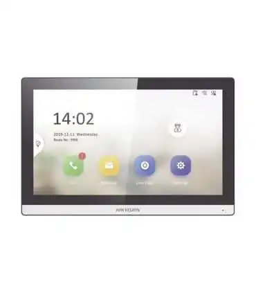 DS-KH6350-WTE1 Monitor IP WiFi Touch Screen 7" para Videoportero IP, Vídeo en Vivo, PoE Estándar, Apertura Remota.