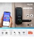 P130 Cerradura o Chapa Digital de Manija, con conexión WiFi, Hasta 100 huellas y 100 contraseñas, generar contraseñas offline