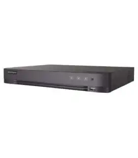 IDS-7216HQHI-M2/XT DVR 16 Canales TURBOHD+8 IP, 5 Mpx. Lite 3K Lite, Audio de Dos Vías, Reconocimiento Facial, ACUSENSE , 2 HDD de Hikvision