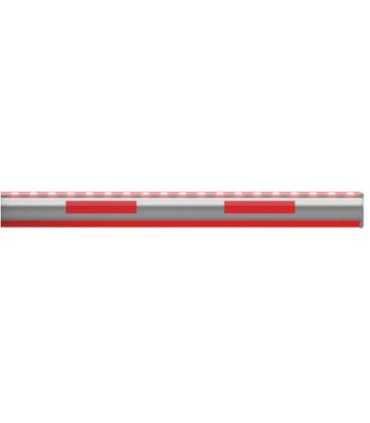 DS-TMG001-3M (Strip light boom) Poste de pluma recto octagonal para puerta de barrera, Material aluminio, 3m de longitud , Hikvision, Accesorios para Barreras Guatemala