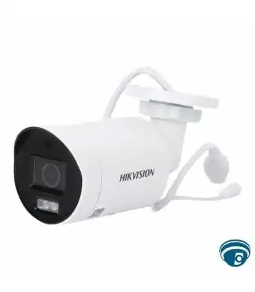 DS-2CD2047G2H-LIU Cámara De Red Mini Bala Fija De 4 Mp Con Luz Híbrida Inteligente Y Color Vu Metal Ip 67 Micrófono Integrado