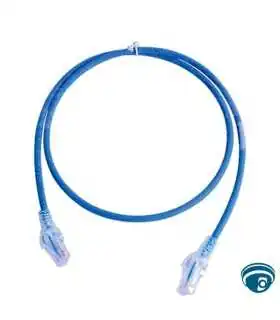 MC6-03-06-28B Patch Cord MC6 Modular Cat6 UTP 3 pies , CM/LS0H, Color Azul, Versión Bulk (Sin Empaque Individual)