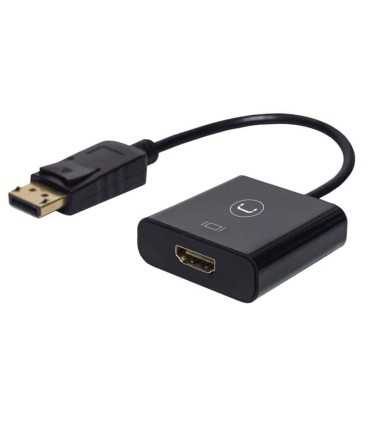 AD3004BK Adaptador Unno Tekno DisplayPort a HDMI Macho-Hembra Color Negro