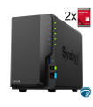 DS223-8TB Estación de discos NAS, 2 Bahías 8TB (2X 4TB) doméstico/profesional con procesador Quad-Core, 2 GB RAM