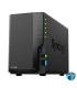DS223 Estación de discos NAS, 2 Bahías (Sin Discos) doméstico/profesional con procesador Quad-Core, 2 GB RAM
