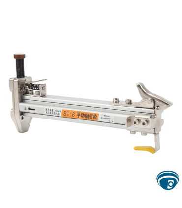ST18 Clavadora manual de acero para clavos de 2.2 mm, capacidad 65 piezas de acero de aleación y cuerpo de aluminio , Coinser, Herramientas Guatemala