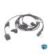 TX-500-K01 Micrófono-altavoz portátil conector K01 para radios Kenwood