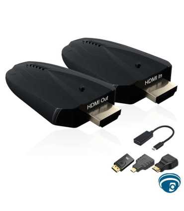 EXTEN-WIFI-HDMI Extensor inalámbrico HDMI 4K entrada, salida 1080p, hasta 150m alcance con línea vista , Coinser, Extensores de video Guatemala