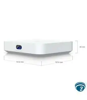 UCG-ULTRA Cloud Gateway Ultra Soporta hasta 30 dispositivos UniFi y 300 clientes conectados, 4×Gigabit + 1×puerto WAN 2.5 Gbps
