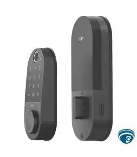 DL110 Cerradura inteligente WiFi Tapo con huella, teclado y app para puertas residenciales, batería recargable y para exterior