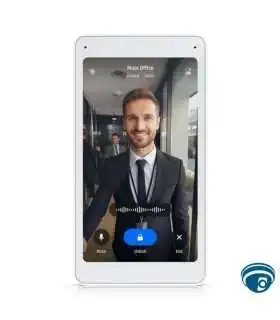 UA-INTERCOM-VIEWER Pantalla táctil 5″ PoE para control de acceso inteligente, video intercomunicador con audio bidireccional