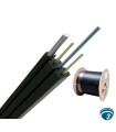 GJYXFCH-2B6A2 Fibra óptica Drop de 2 hilos Conexión FTTH, instalaciones aéreas, interiores/exteriores 1000 metros
