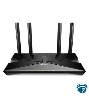 AX53 Router Wi-Fi 6 gigabit AX3000 doble banda 2402+574Mbps para casa, 1 WAN+4 LAN gigabit , EasyMesh, WPA3 y VPN, HomeShield