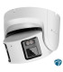 DS-2CD2387G2P-LSU-SL Cámara IP panorámica ColorVu 8MP 180°, lente 4mm, luz blanca 30m, estrobo y audio, IA humano-vehículo, PoE