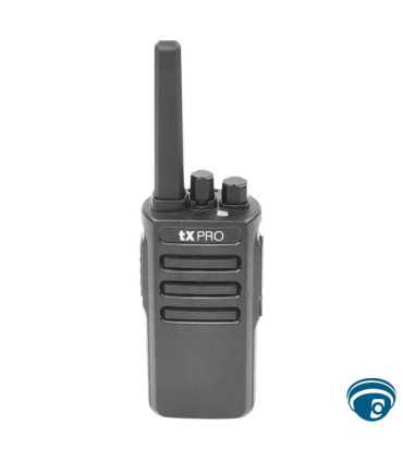TX500 Radio portátil VHF 136-174MHz 5W, scrambler de voz y 16 canales, para operación en campo empresarial, batería 2500mAh