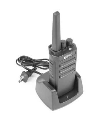 TX500 Radio portátil VHF 136-174MHz 5W, scrambler de voz y 16 canales, para operación en campo empresarial, batería 2500mAh