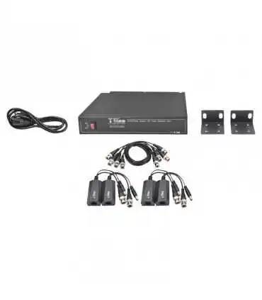 IMPULSADOR DE VIDEO Y CORRIENTE DE 4 CANALES KIT-TT-4-PV-TURBO