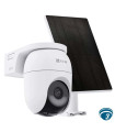 CS-CB8c/SP-R100 Kit Cámara Wi-Fi exterior a batería Pan/Tilt 2K+ 4MP, con panel solar 5W, IA humano/vehículo, con giro 340°-80°