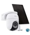 CS-CB8c/SP-R100 Kit Cámara Wi-Fi exterior a batería Pan/Tilt 2K+ 4MP, con panel solar 5W, IA humano/vehículo, con giro 340°-80°