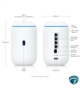 UDR7 Cloud Gateway 10G con WiFi 7 integrado, router empresarial SFP WAN 2.5 GbE y switch 2.5G con PoE tri-banda 6 GHz UniFi