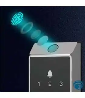 CS-DL04-R100-WBCP-GR cerradura inteligente WiFi 2.4G tipo deadbolt con códigos desbloqueo remoto por app códigos temporales IP55