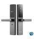 CS-DL05-R100-WBCP-GR Cerradura inteligente con huella y Wi-Fi 2.4 GHz, Bluetooth, PIN y tarjeta de proximidad IP65 acceso remoto