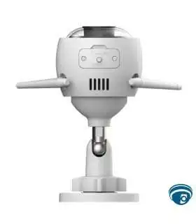 CS-H3-R100-1J5WKFL cámara Wi-Fi exterior 3K 5MP IP67 visión nocturna IR 30 m y H.265 defensa activa con sirena y luz GB y RJ45