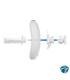 LBE-M5-23 Radio CPE airMAX 5 GHz 23 dBi para enlaces PtP/PtMP, antena direccional exterior con PoE pasivo Ethernet 10/100