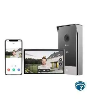 DS-KD-ACF3 marco empotrado para videoportero IP modular de 3 módulos con caja plástica estación de puerta , Hikvision, Guatemala