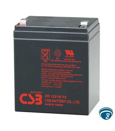 HR1221WF2 batería VRLA AGM 12 V 5 Ah de alta descarga 21 W, terminal F2 Faston 250, ideal para UPS/SAI compactos , Coinser, Bateria para UPS Guatemala