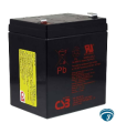 HR1221WF2 batería VRLA AGM 12 V 5 Ah de alta descarga 21 W, terminal F2 Faston 250, ideal para UPS/SAI compactos